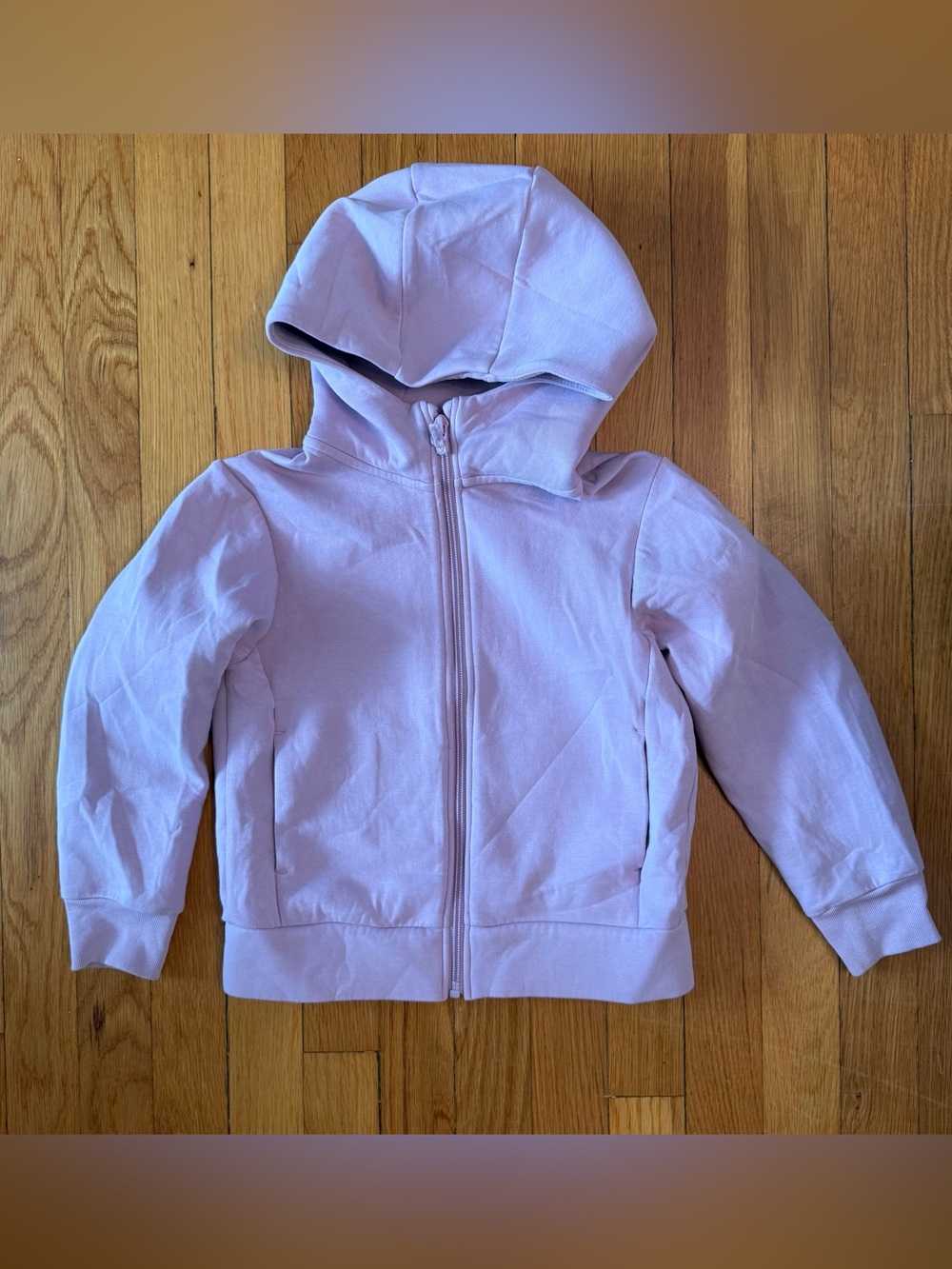 Uniqlo girls zip hoodie sweatshirt size 5-6